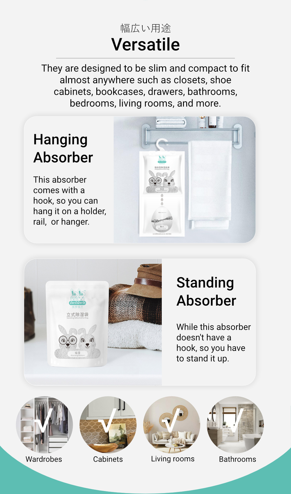 Hanging Dehumidifier Bag Standing Moisture Absorber Bag-9